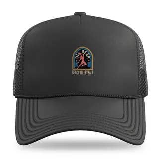 Beach Volleyball Player Badge Beach Volleyball trucker hat