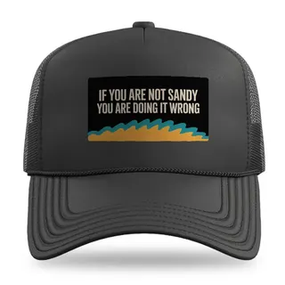 If You Are Not Sandy Beach Volleyball trucker hat