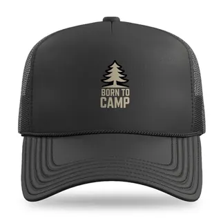Pine Tree Flag Camping trucker hat