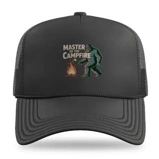 Master Of The Campfire Camping trucker hat