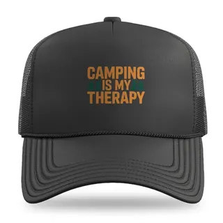 Camping Therapy Nature's Escape Camping trucker hat