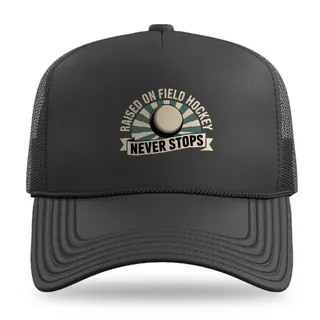 Oversized Ball Field Hockey trucker hat