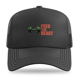 Oversized Dumbbell Fitness trucker hat