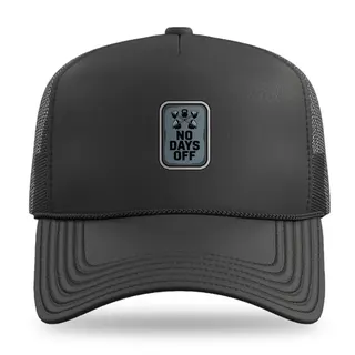 No Days Off Crest Fitness trucker hat