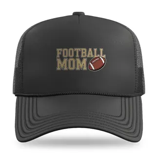 Football Mom Supportive Spirit Football trucker hat