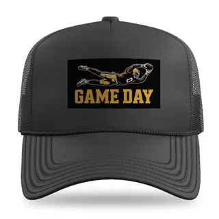 Diving Player Football trucker hat