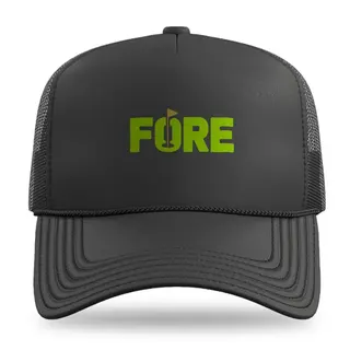 Tee Off With Fore Golf trucker hat