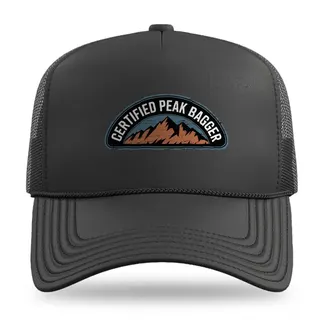 Certified Peak Bagger Hiking trucker hat