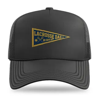 Lacrosse Dad No Days Off Lacrosse trucker hat