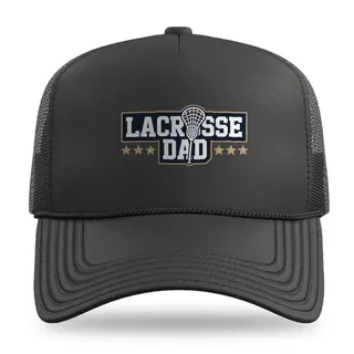 Lacrosse Dad Stick Icon Lacrosse trucker hat