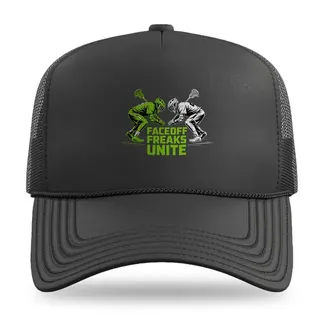 Faceoff Freaks Unite Lacrosse trucker hat