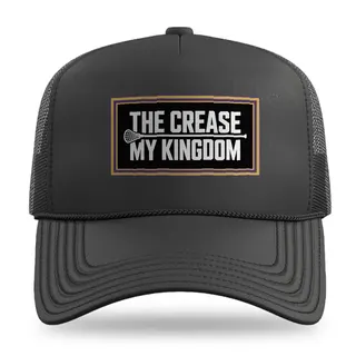 The Crease My Kingdom Lacrosse trucker hat