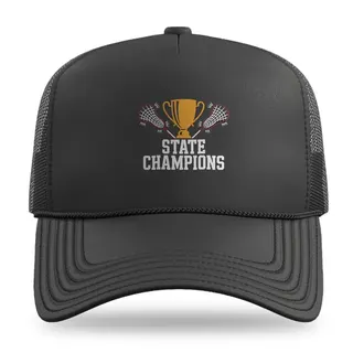 State Champ Trophy Lacrosse trucker hat