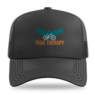 Eagle Silhouette Mountain Biking trucker hat