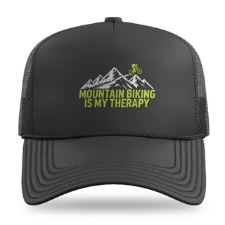 Mountain Therapy Mountain Biking trucker hat