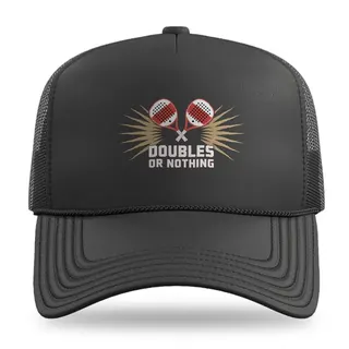 Doubles or Nothing Padel Tennis trucker hat