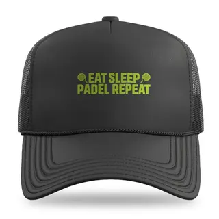 Eat Sleep Padel Padel Tennis trucker hat