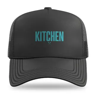 Kitchen Word Art Paddles Pickleball trucker hat