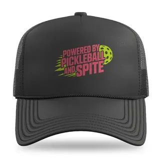 Powered by Pickleball and Spite Pickleball trucker hat