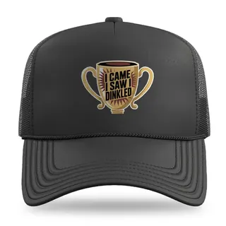 I Came I Saw I Dinkled Pickleball trucker hat