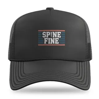 Spine Fine Collegiate Bar Pilates trucker hat