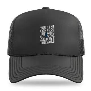 Adjust The Sails Sailing trucker hat