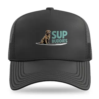 SUP Buddies Dog Stand Up Paddling trucker hat