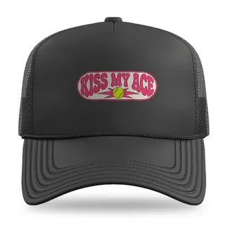 Kiss My Ace Tennis trucker hat