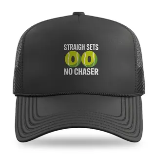 Tennis No Chaser Tennis trucker hat