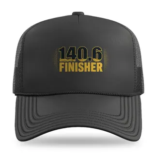 140.6 Finisher Triathlon trucker hat