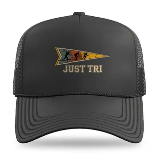 Just Tri It Triathlon trucker hat