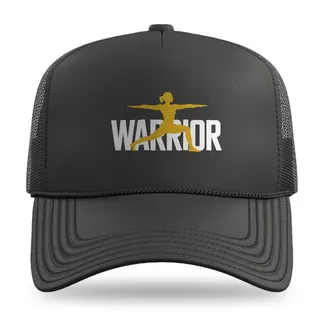 Embrace Your Strength Warrior Pose Yoga trucker hat
