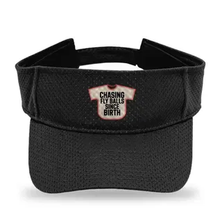Chasing Fly Balls Since Birth Baseball sun visor