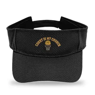 Court Is My Church Basketball sun visor