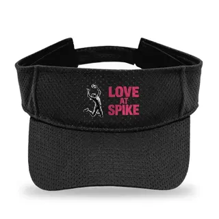 Love At Spike Beach Volleyball sun visor