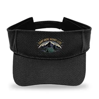 Camp More Worry Less Camping sun visor