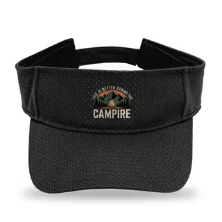 Life Is Better Campfire Camping sun visor