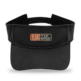 Sleep Eat Climb Repeat Climbing sun visor