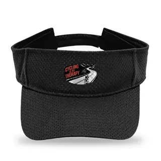 Cycling Is My Therapy Cycling sun visor