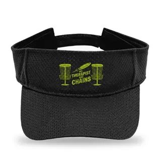 My Therapist Has Chains Disc Golf sun visor