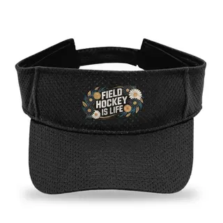 Floral Sticks Field Hockey sun visor