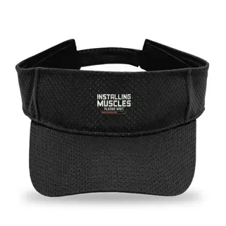 Installing Muscles Please Wait Fitness sun visor