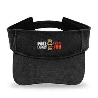 No Excuses Except You Fitness sun visor