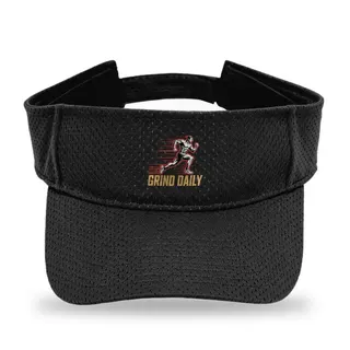 Oversized Runner Silhouette Fitness sun visor