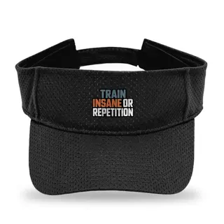 Train Insane Or Fitness sun visor
