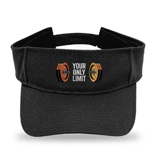 Your Only Limit Fitness sun visor