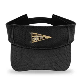 Faith Family Football Football sun visor