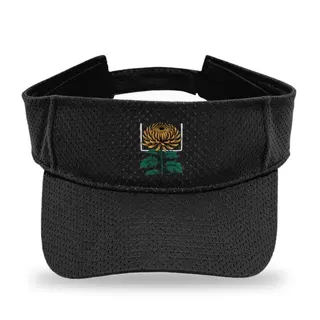 Floral Goal Post Football sun visor