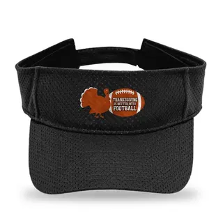 Turkey Better With Football Football sun visor