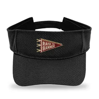 Raise The Banner Pennants Football sun visor